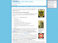 pedell.de Webseite Vorschau