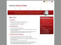 blasco-traducciones.com Webseite Vorschau