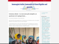 comunitadisantegidio.info Webseite Vorschau