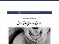 toepferei-beer.ch Webseite Vorschau