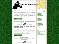pferde-reiten-spass.de Webseite Vorschau