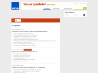 steuersparbrief.com Webseite Vorschau