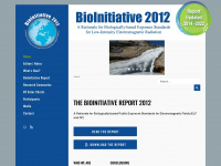 bioinitiative.org Webseite Vorschau