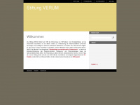 verum-foundation.de Webseite Vorschau