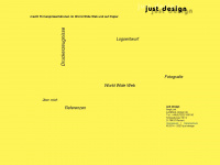 just-design.de Webseite Vorschau
