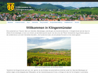 klingenmuenster.org Webseite Vorschau