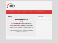 bag-mav.de Webseite Vorschau