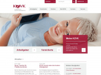 kzvk.de Webseite Vorschau