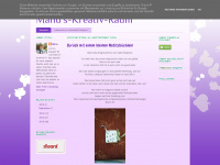 manus-kreativ-raum.blogspot.com Webseite Vorschau