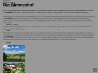 simmeshof.de Webseite Vorschau
