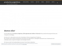 productos-argentinos.at Webseite Vorschau