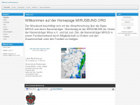 mirusbund.org Webseite Vorschau