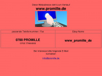 promille.de Webseite Vorschau