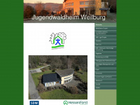 jugendwaldheim-weilburg.de Webseite Vorschau