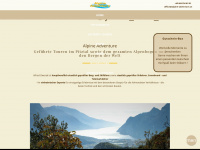 alpine-adventure.at Webseite Vorschau