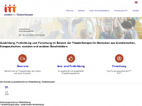 theatertherapie.org Webseite Vorschau