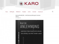karo.ag Webseite Vorschau