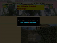 juedischer-friedhof-hausberge.de Webseite Vorschau
