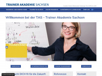 trainer-akademie-sachsen.de Webseite Vorschau
