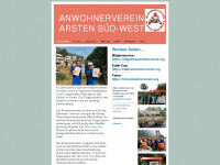anwohnerverein.org Webseite Vorschau