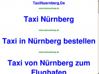 taxinuernberg.de Webseite Vorschau