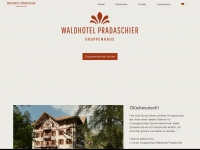 waldhotel-pradaschier.ch Webseite Vorschau