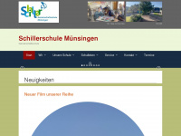 schillerschule-muensingen.de Webseite Vorschau