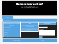 theaterlicht.net Webseite Vorschau