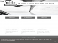 profioffice.at Webseite Vorschau