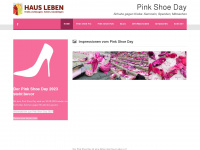 pink-shoe-day.de Webseite Vorschau