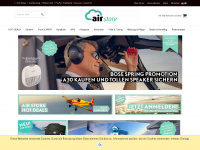 air-store.eu Webseite Vorschau