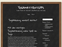 yogamattentipps.wordpress.com Webseite Vorschau