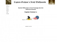 captain-grahams-irish-wolfhounds.de Webseite Vorschau