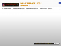 eintagsfliege-projekt.org Webseite Vorschau