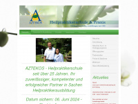 heilpraktikerschuleaztekos.com Webseite Vorschau