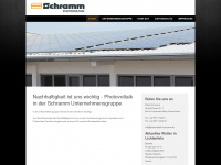 photovoltaik-schramm.de Webseite Vorschau