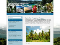 costa-rica-reisen.net Webseite Vorschau