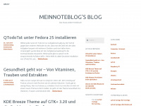 meinnoteblog.wordpress.com Webseite Vorschau