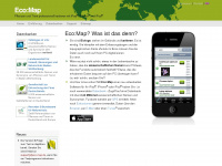 eco-map.de Webseite Vorschau