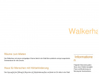 walkerhaus.ch Webseite Vorschau
