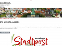 delbruecker-stadtpost.de Webseite Vorschau