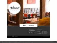 milano-westerkappeln.de Webseite Vorschau