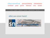 sn-technik.ch Webseite Vorschau