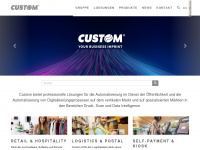 custom.biz Webseite Vorschau