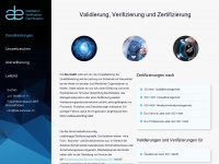 ate-services.ch Webseite Vorschau