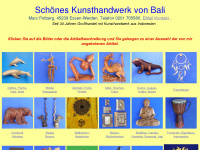 impasia-kunsthandwerk-von-bali.de Webseite Vorschau