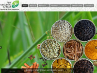 pdsorganicspices.com Webseite Vorschau