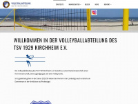 volleyball-kirchheim.de Webseite Vorschau