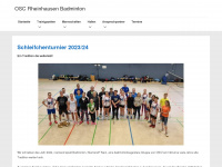 osc-rheinhausen-badminton.de Webseite Vorschau