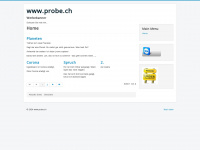 probe.ch Webseite Vorschau